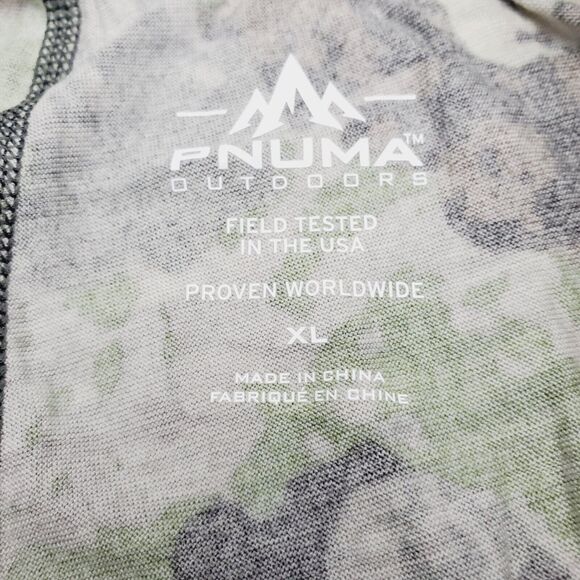 Pnuma Hunting Base Layer Caza Pants Mens XL Green Camo 100% Merino Wool New LOGO - Picture 10 of 14